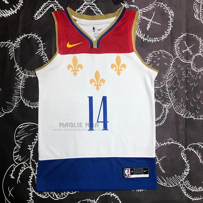 Maglia
 Brandon Ingram NO 14 New Orleans Pelicans Citta
 2020-21 Bianco
